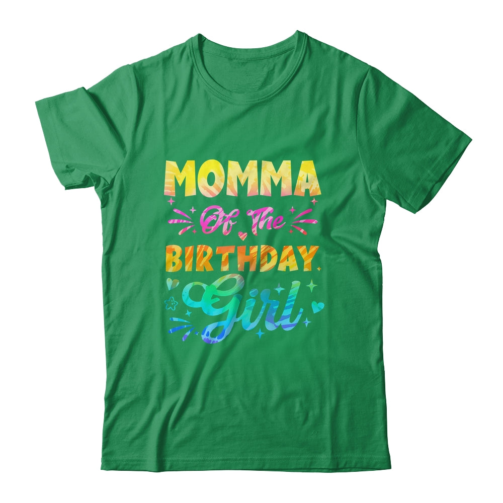Momma Of The Birthday Girl Tie Dye 1st Birthday Family Shirt & Hoodie | siriusteestore