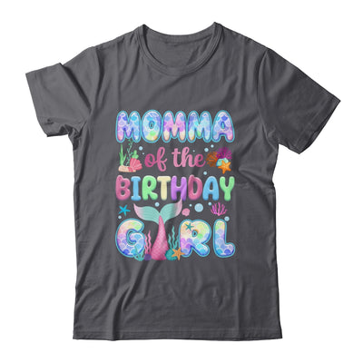Momma Of The Birthday Mermaid Girl Family Matching Party Shirt & Hoodie | siriusteestore