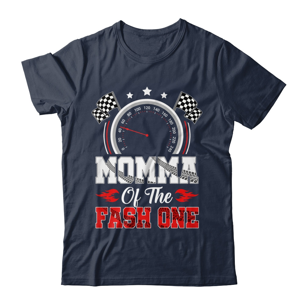 Momma Of The Fast One 1st Birthday Racing Car Family Shirt & Hoodie | siriusteestore