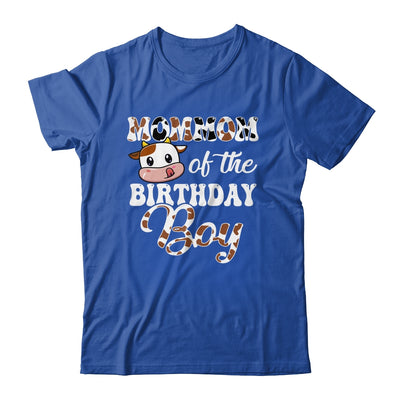Mommom Of The Birthday Boy Cow Farm 1st Birthday Boy Shirt & Hoodie | siriusteestore
