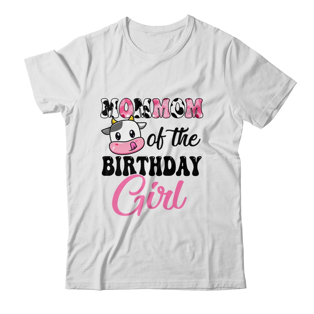 Mommom Of The Birthday Girl Cow Farm 1st Birthday Girl Shirt & Hoodie | siriusteestore
