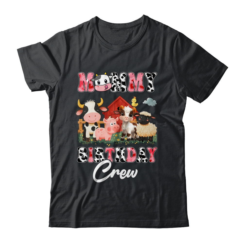 Mommy Birthday Crew Farm Cow Birthday Boy Girl Family Shirt & Hoodie | siriusteestore