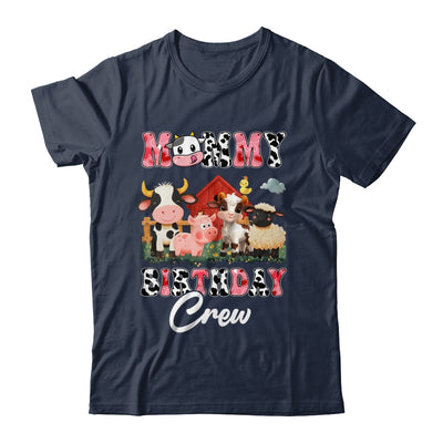 Mommy Birthday Crew Farm Cow Birthday Boy Girl Family Shirt & Hoodie | siriusteestore