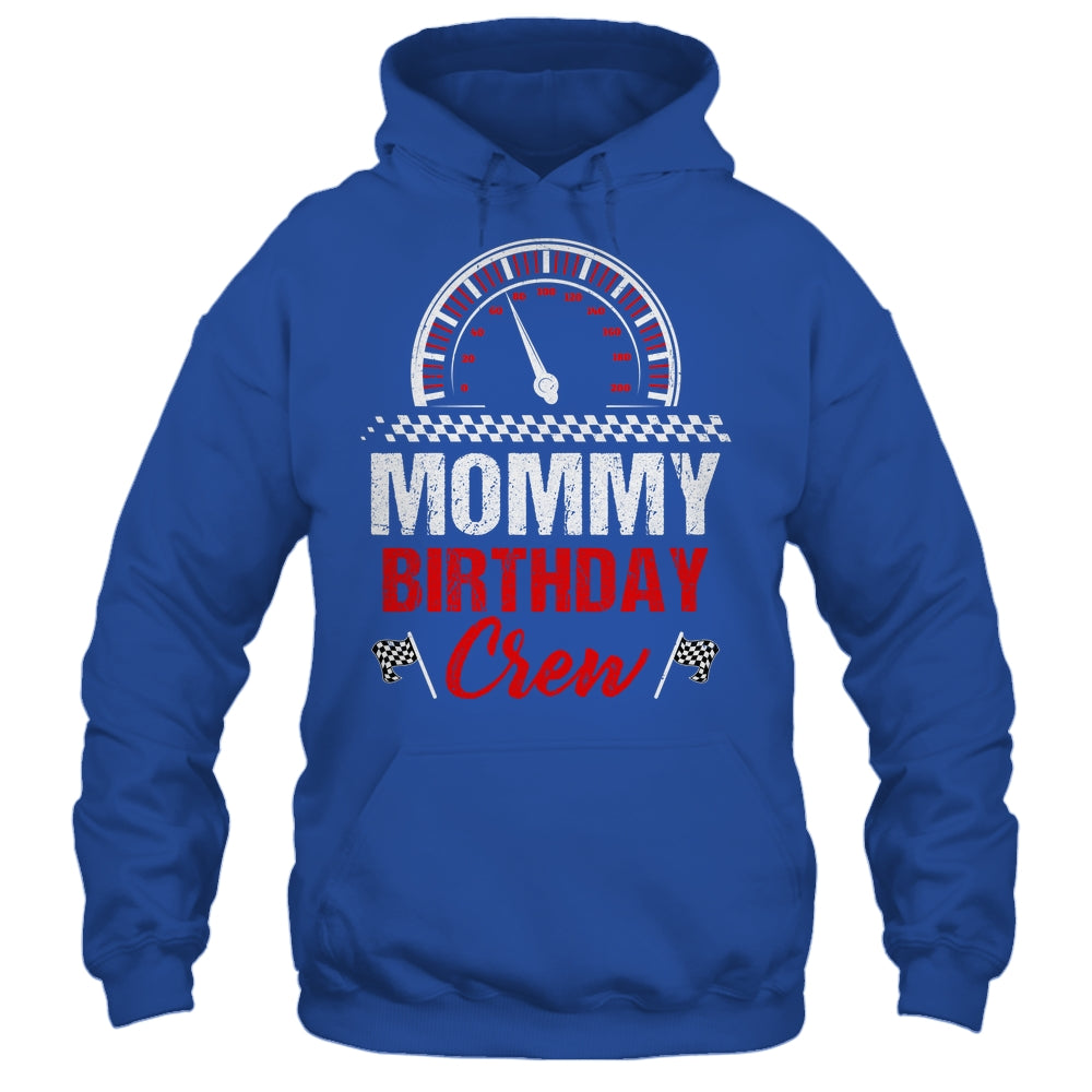 Mommy Birthday Crew Race Car Racing Car Driver Mom Mama Shirt & Tank Top | siriusteestore