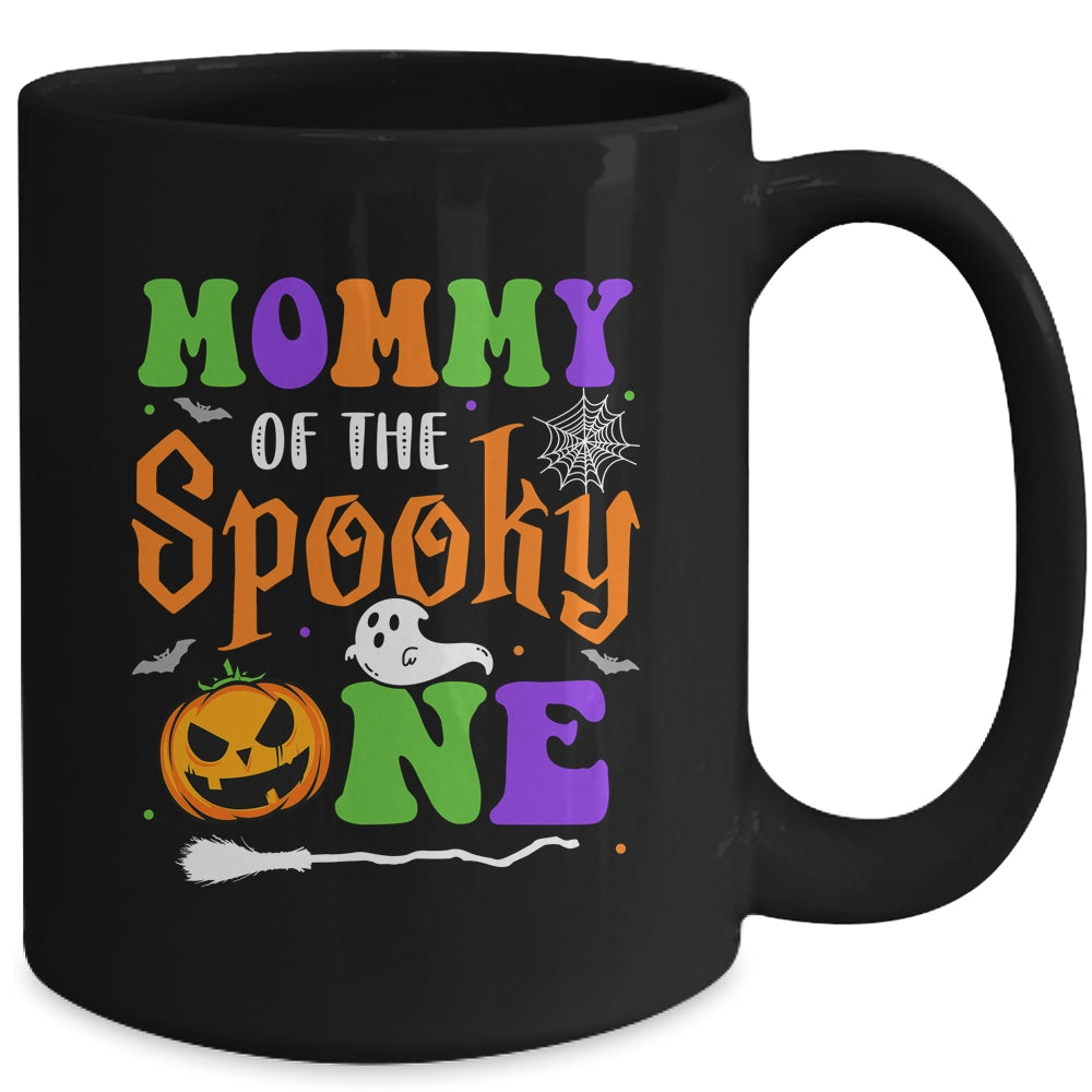 Mommy Halloween 1st Birthday Boy Matching Family Spooky One Mug | siriusteestore