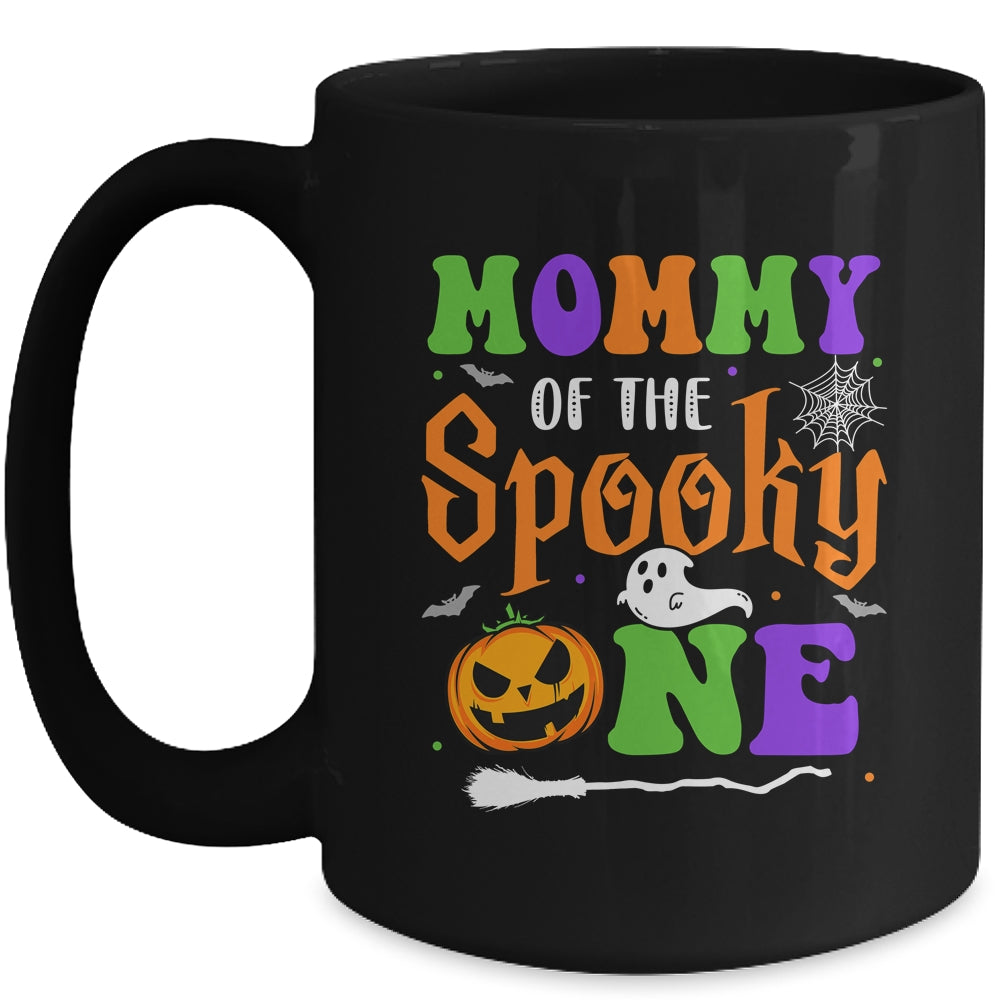 Mommy Halloween 1st Birthday Boy Matching Family Spooky One Mug | siriusteestore