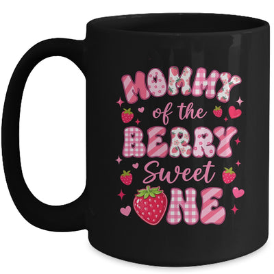 Mommy Of The Berry Sweet One Strawberry First Birthday Mug | siriusteestore
