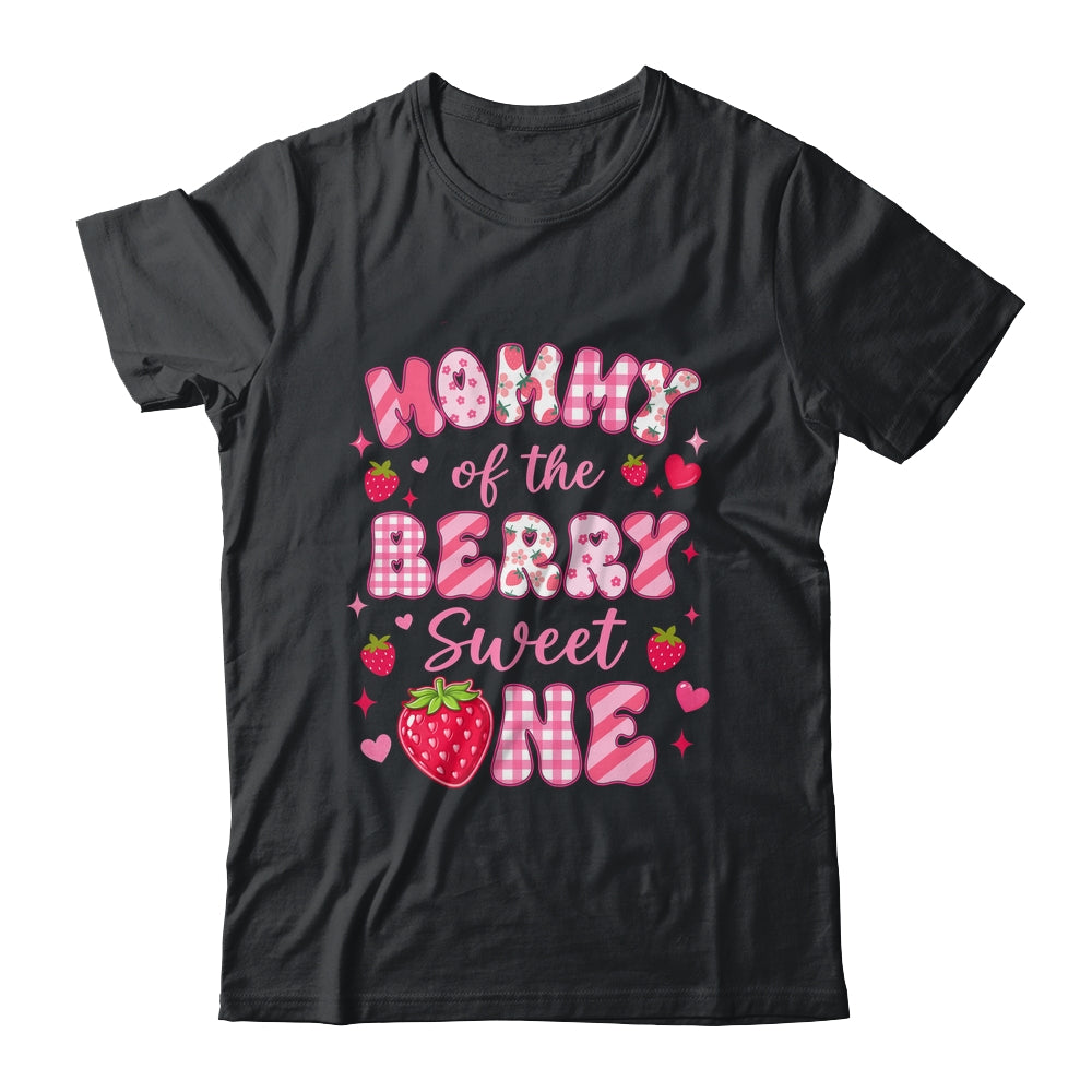 Mommy Of The Berry Sweet One Strawberry First Birthday Shirt & Hoodie | siriusteestore