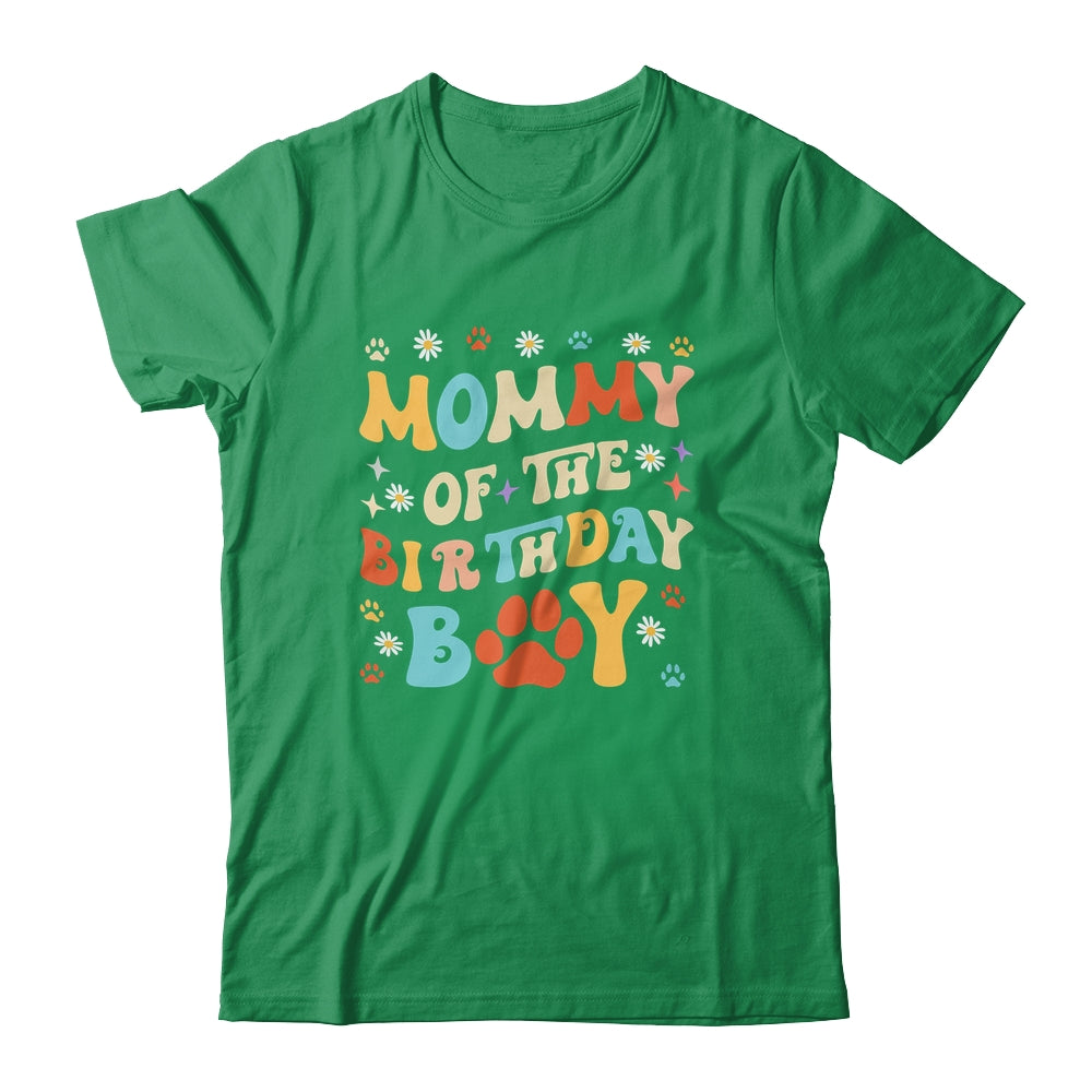 Mommy Of The Birthday Boy Dog Paw Birthday Party Celebration Shirt & Hoodie | siriusteestore