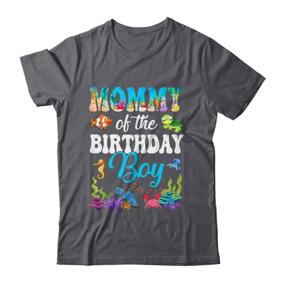 Mommy Of The Birthday Boy Sea Fish Ocean Aquarium Party Shirt & Hoodie | siriusteestore