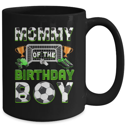 Mommy Of The Birthday Boy Soccer Family Matching Party Mug | siriusteestore