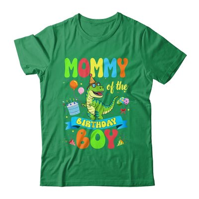 Mommy Of The Birthday Boy TRex Dinosaur Birthday Family Shirt & Hoodie | siriusteestore