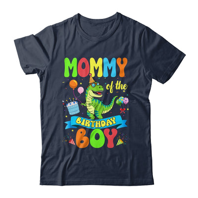 Mommy Of The Birthday Boy TRex Dinosaur Birthday Family Shirt & Hoodie | siriusteestore