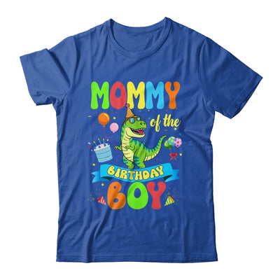 Mommy Of The Birthday Boy TRex Dinosaur Birthday Family Shirt & Hoodie | siriusteestore