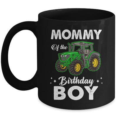 Mommy Of The Birthday Boy Tractors Farm Party Farmer Mug | siriusteestore
