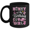 Mommy Of The Birthday Cow Girl Western Cowgirl 1st Birthday Mug | siriusteestore