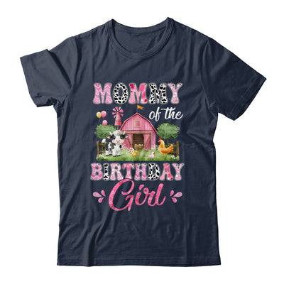 Mommy Of The Birthday Girl 1st Birthday Cow Farm Family Shirt & Hoodie | siriusteestore