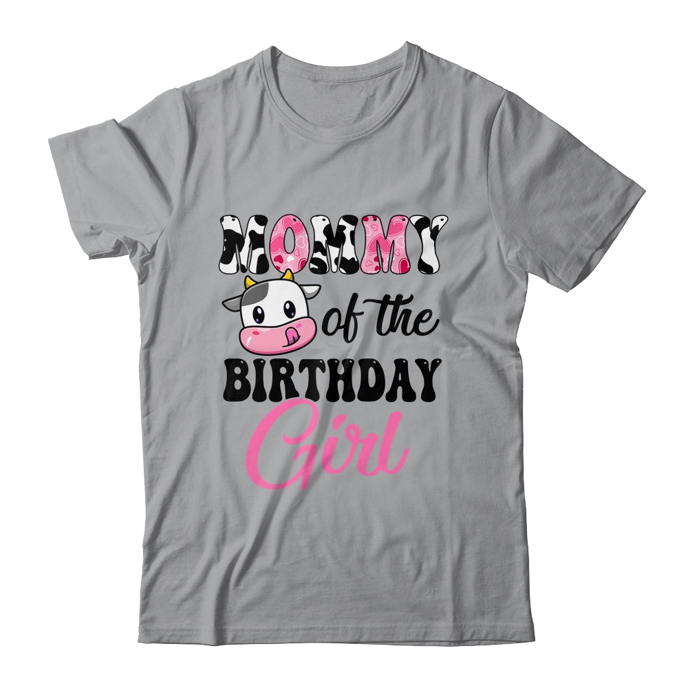 Mommy Of The Birthday Girl Cow Farm 1st Birthday Girl Shirt & Hoodie | siriusteestore