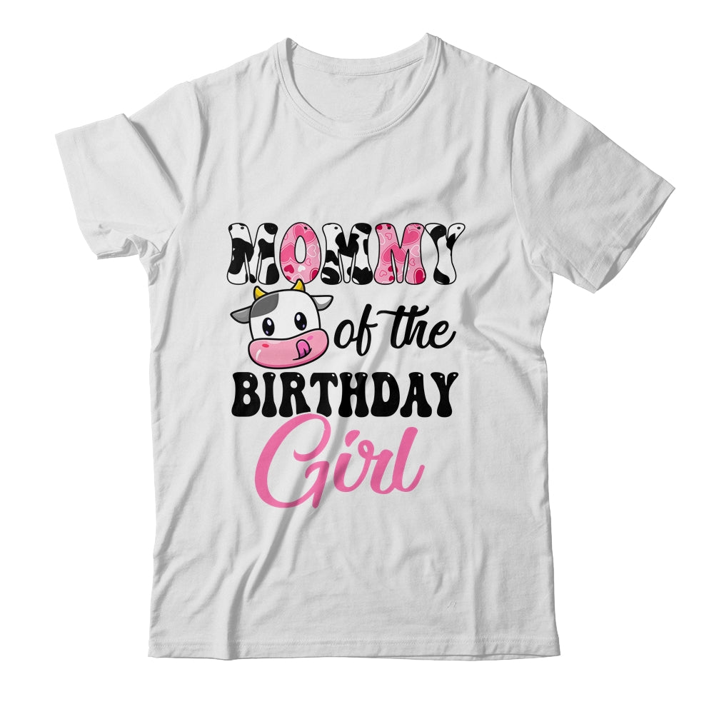 Mommy Of The Birthday Girl Cow Farm 1st Birthday Girl Shirt & Hoodie | siriusteestore