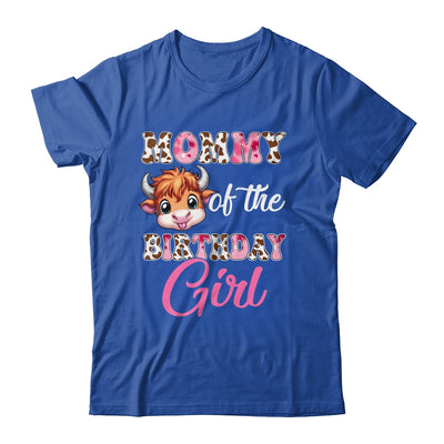 Mommy Of The Birthday Girl Highland Cow Farm 1st Birthday Shirt & Hoodie | siriusteestore