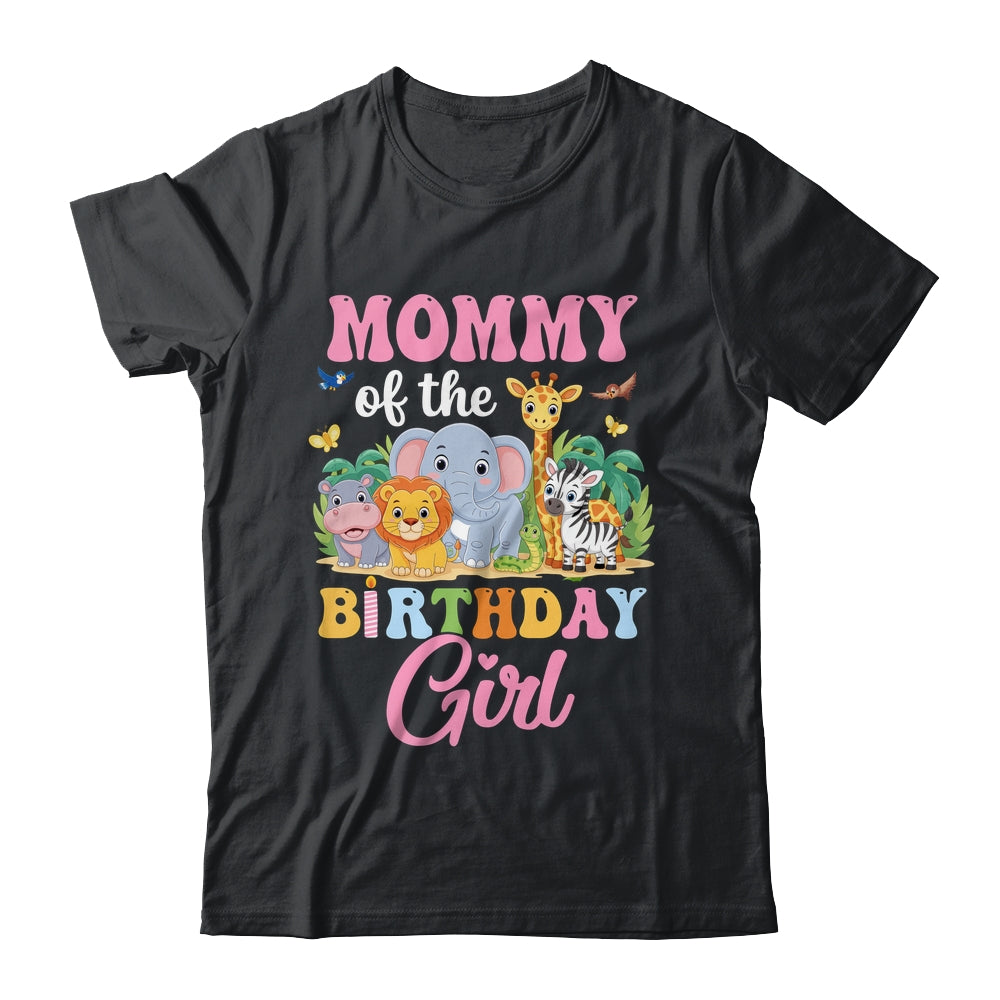 Mommy Of The Birthday Girl Kids Safari Jungle Animal Shirt & Hoodie | siriusteestore