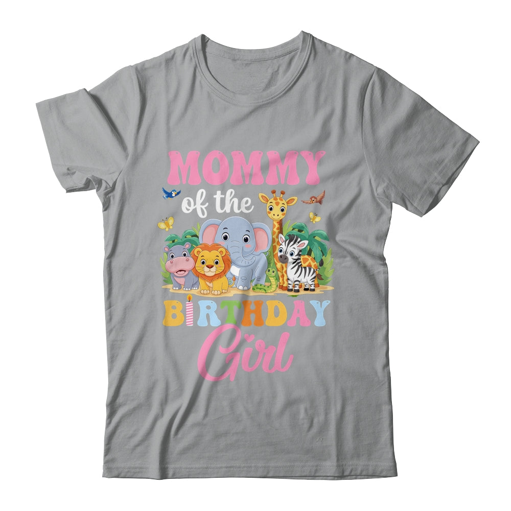 Mommy Of The Birthday Girl Kids Safari Jungle Animal Shirt & Hoodie | siriusteestore
