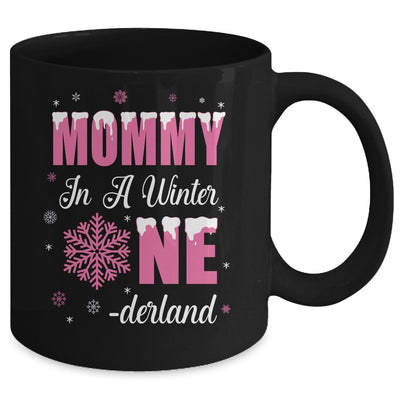 Mommy Of The Birthday Girl Winter Onederland 1st Birthday Mug | siriusteestore