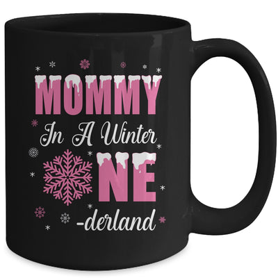 Mommy Of The Birthday Girl Winter Onederland 1st Birthday Mug | siriusteestore