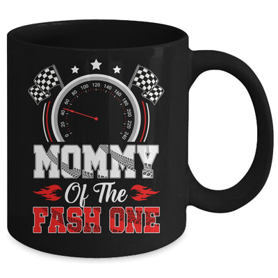Mommy Of The Fast One 1st Birthday Racing Car Family Mug | siriusteestore