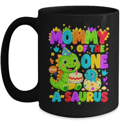 Mommy Of The One-A-Saurus 1St Birthday Boy T-Rex Dinosaur Mug | siriusteestore
