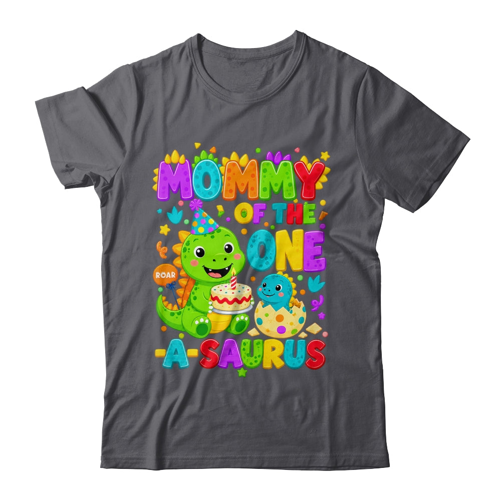 Mommy Of The One-A-Saurus 1St Birthday Boy T-Rex Dinosaur Shirt & Hoodie | siriusteestore