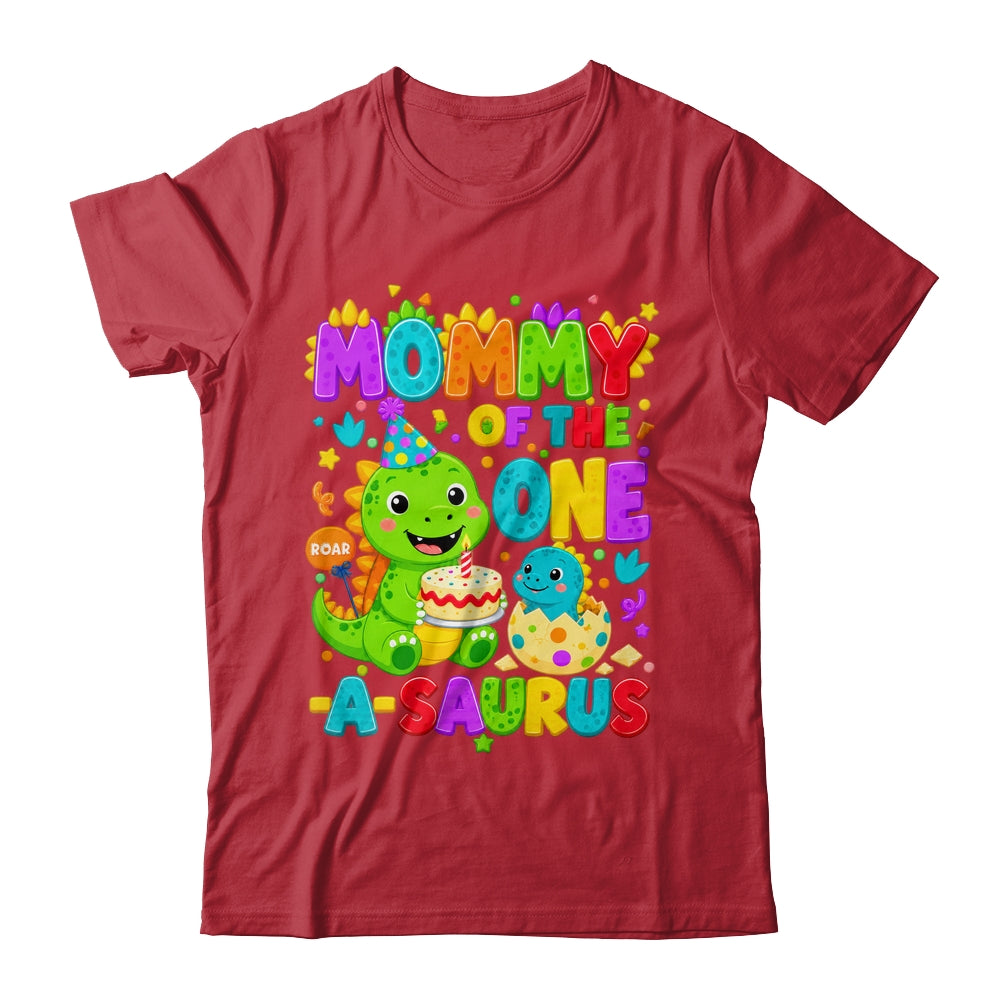 Mommy Of The One-A-Saurus 1St Birthday Boy T-Rex Dinosaur Shirt & Hoodie | siriusteestore