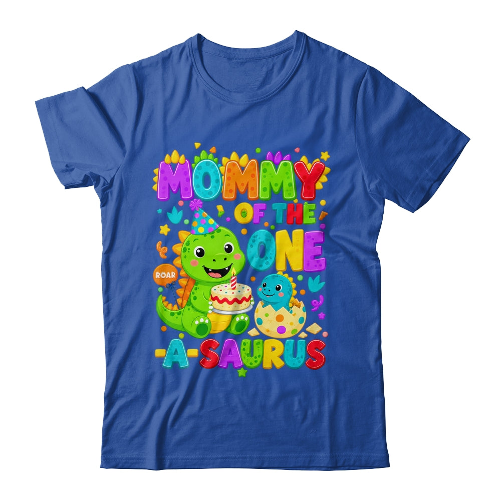 Mommy Of The One-A-Saurus 1St Birthday Boy T-Rex Dinosaur Shirt & Hoodie | siriusteestore