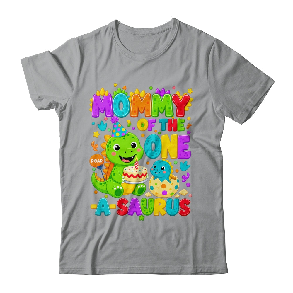 Mommy Of The One-A-Saurus 1St Birthday Boy T-Rex Dinosaur Shirt & Hoodie | siriusteestore