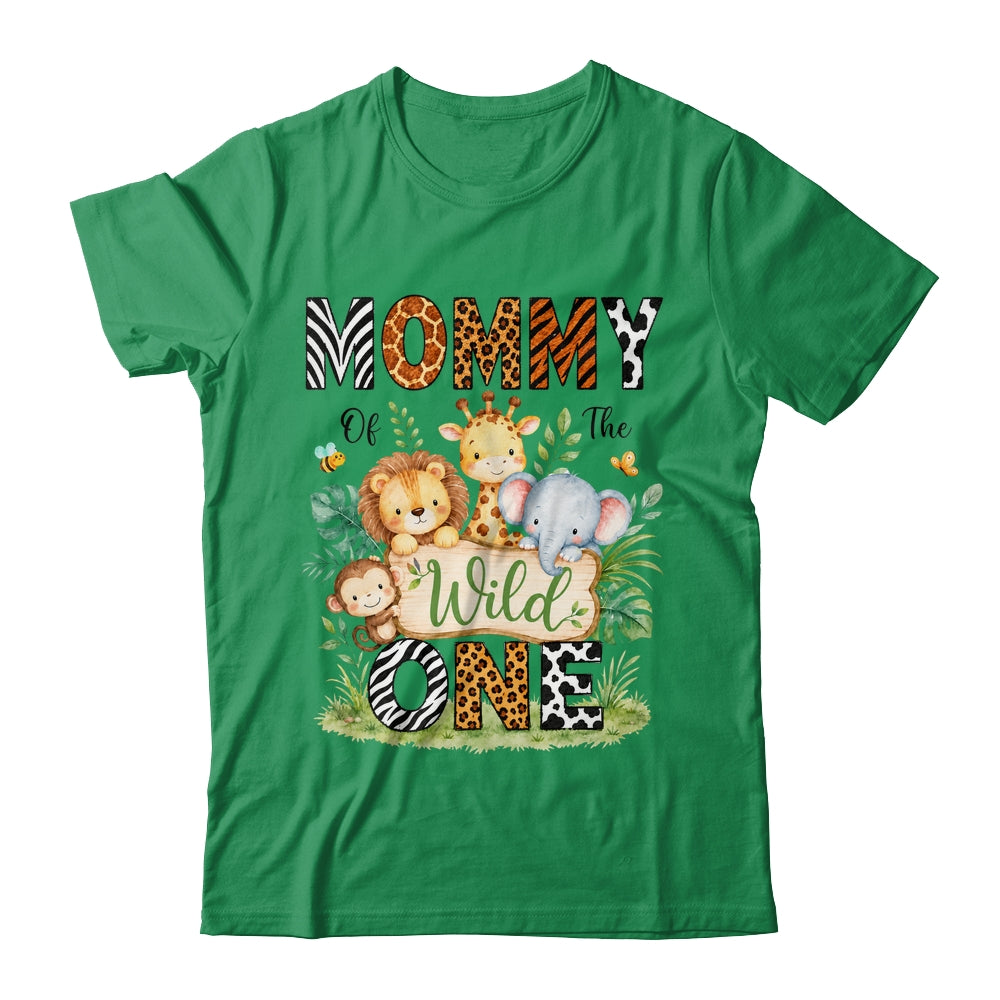 Mommy Of The Wild One First Birthday Boy Jungle Safari Shirt & Hoodie | siriusteestore