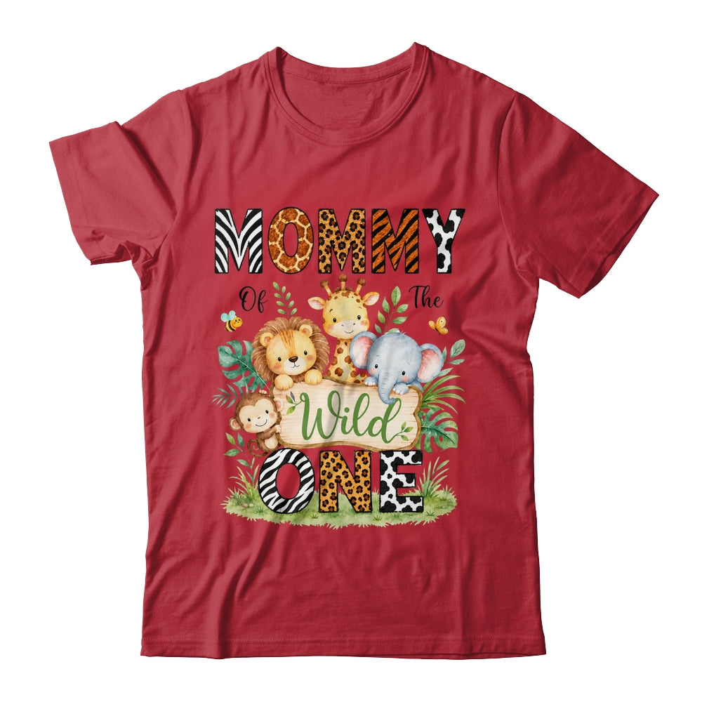 Mommy Of The Wild One First Birthday Boy Jungle Safari Shirt & Hoodie | siriusteestore