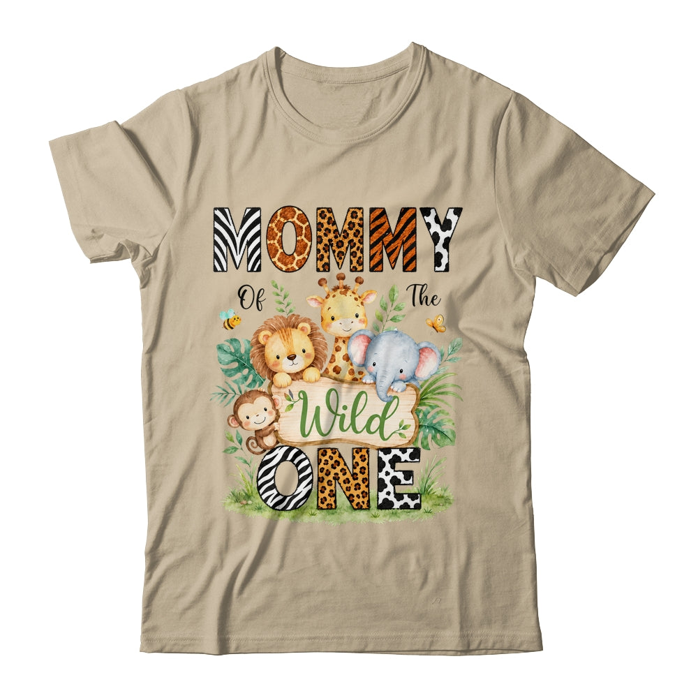 Mommy Of The Wild One First Birthday Boy Jungle Safari Shirt & Hoodie | siriusteestore