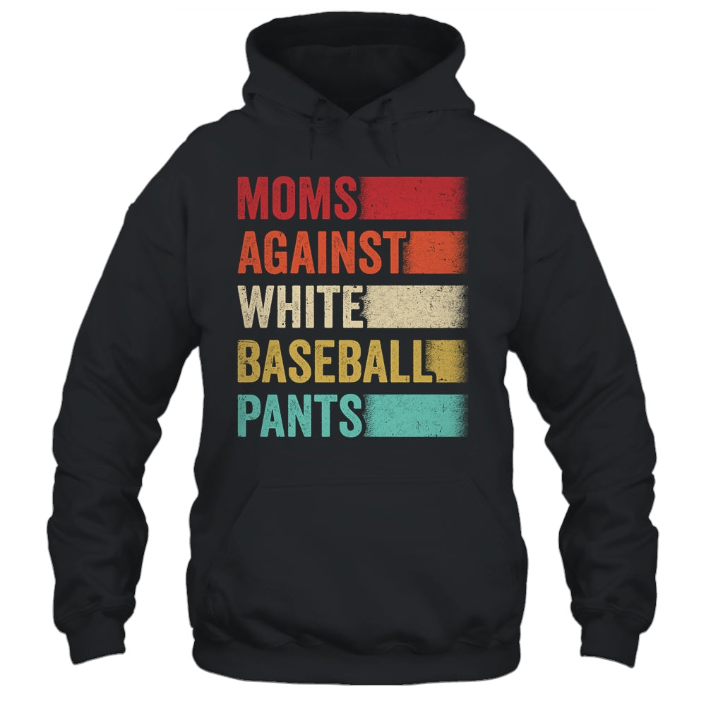 Moms Against White Baseball Pants Funny Baseball Mom Retro Shirt & Tank Top | siriusteestore