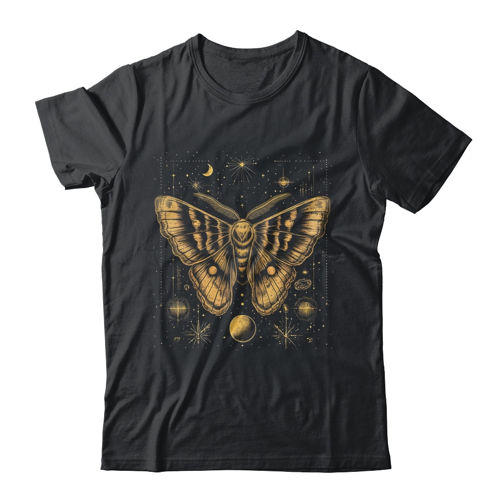 Moon Sun Goblincore Moth Butterfly Moonphase Cottagecore Shirt & Tank Top | siriusteestore