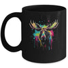 Moose Lovers Colorful Art Beautiful Moose Lover Men Women Mug | siriusteestore