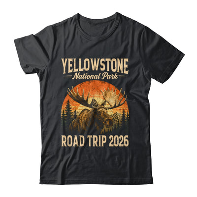 Moose Yellowstone National Park Family Trip 2026 Outdoor Shirt & Tank Top | siriusteestore