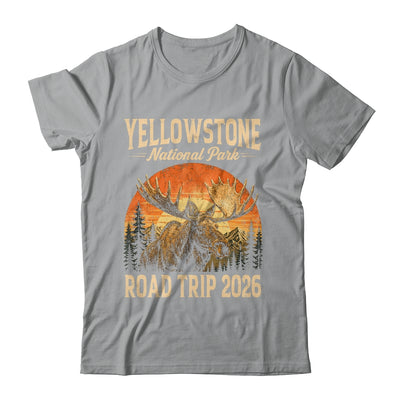 Moose Yellowstone National Park Family Trip 2026 Outdoor Shirt & Tank Top | siriusteestore