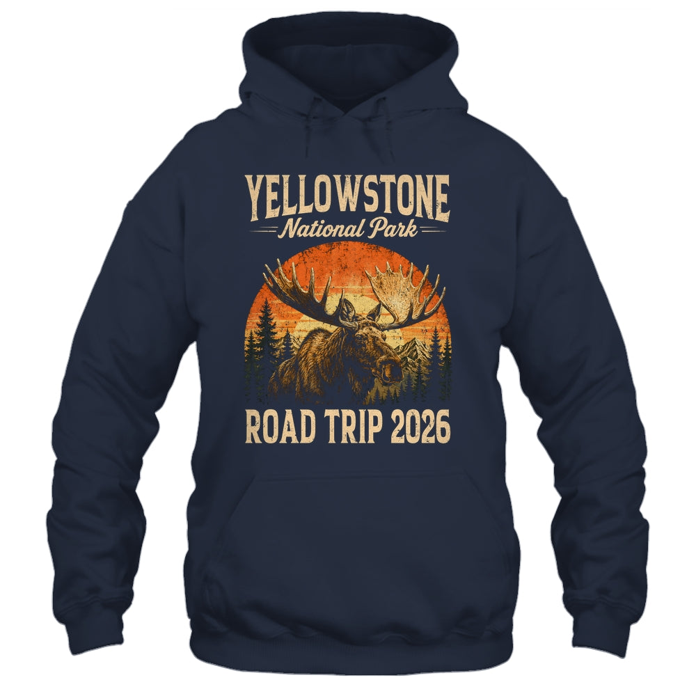 Moose Yellowstone National Park Family Trip 2026 Outdoor Shirt & Tank Top | siriusteestore