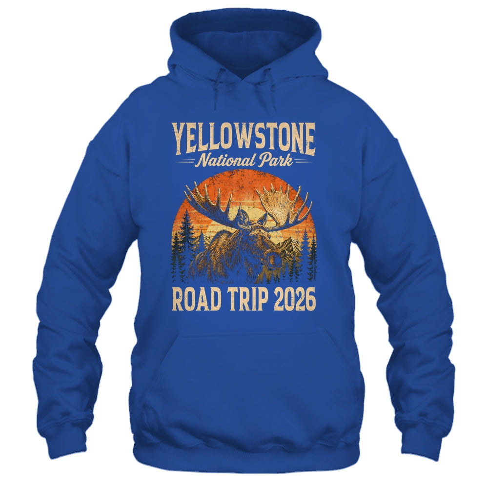 Moose Yellowstone National Park Family Trip 2026 Outdoor Shirt & Tank Top | siriusteestore