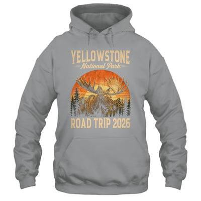 Moose Yellowstone National Park Family Trip 2026 Outdoor Shirt & Tank Top | siriusteestore