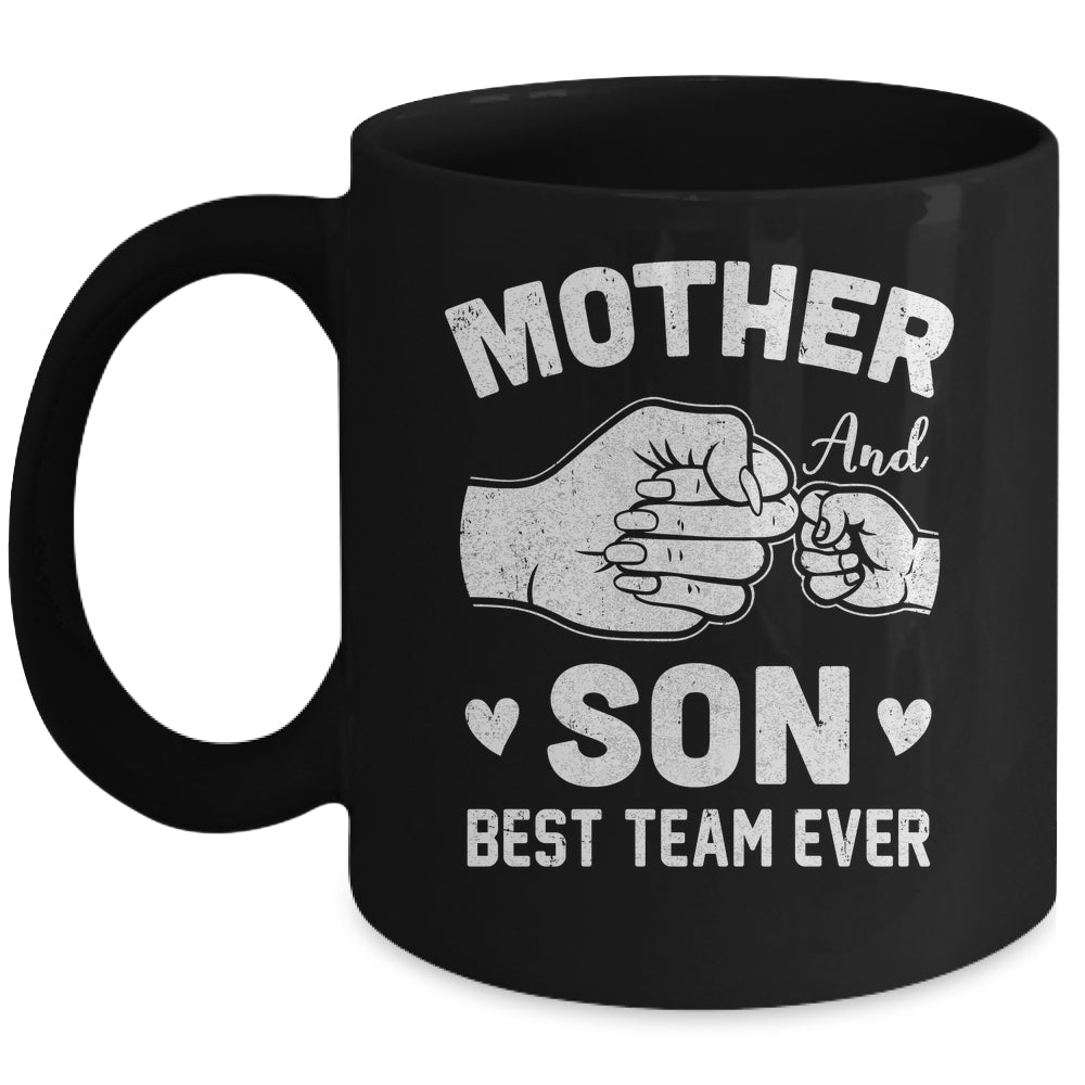 Mother And Son Best Team Ever Sons Mom Matching Mother's Day Mug | siriusteestore