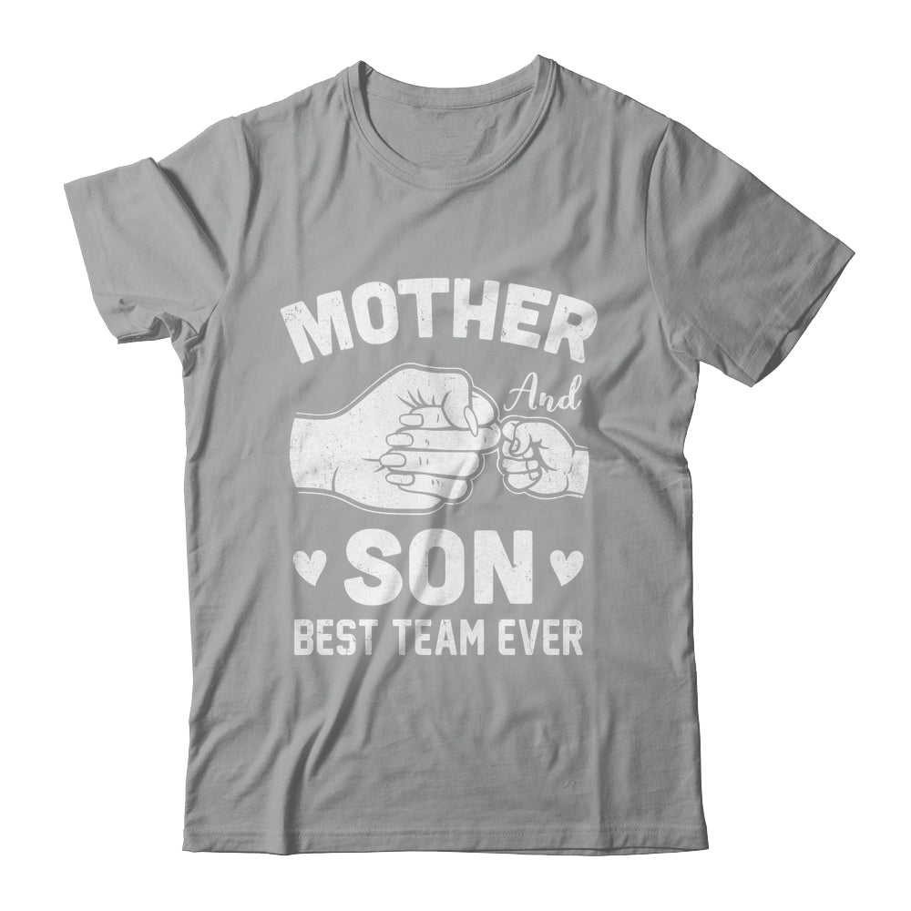 Mother And Son Best Team Ever Sons Mom Matching Mother's Day Shirt & Hoodie | siriusteestore