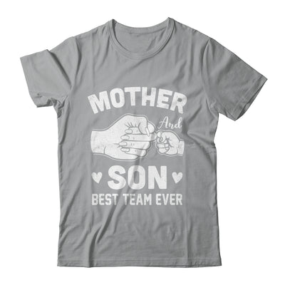 Mother And Son Best Team Ever Sons Mom Matching Mother's Day Shirt & Hoodie | siriusteestore