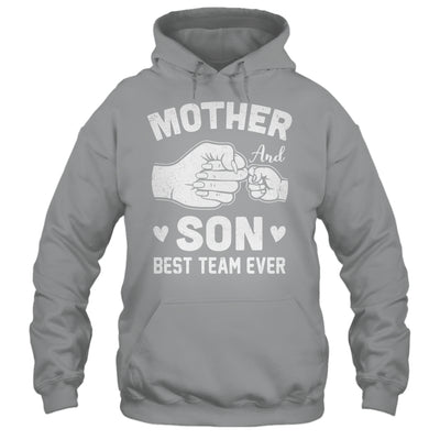 Mother And Son Best Team Ever Sons Mom Matching Mother's Day Shirt & Hoodie | siriusteestore