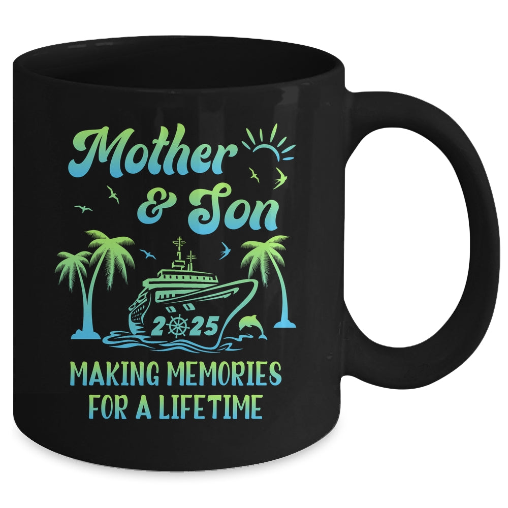 Mother And Son Cruise 2025 Family Trip Matching Funny Mug | siriusteestore